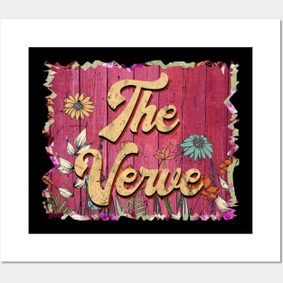 Classic Verve Personalized Flowers Proud Name Posters and Art